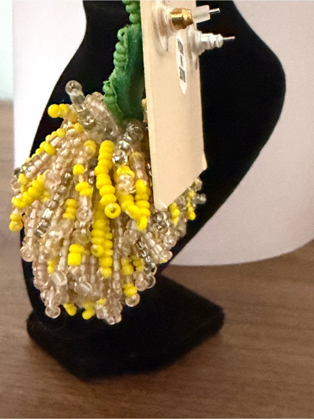 C&C California Beaded Pineapple Earrings - Picture 3 of 3